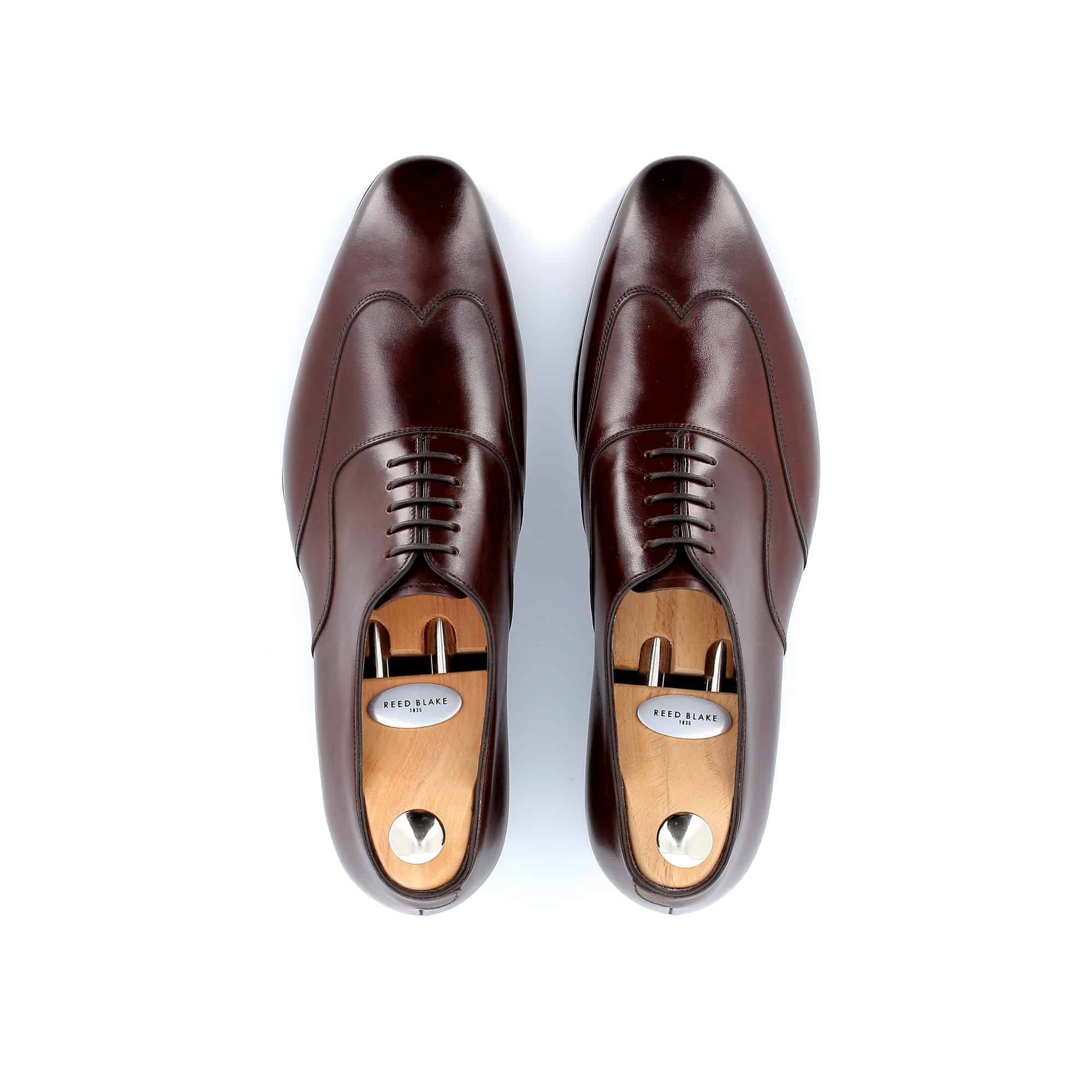 Chaussures Richelieu Arthur cuir marron semelles cuir