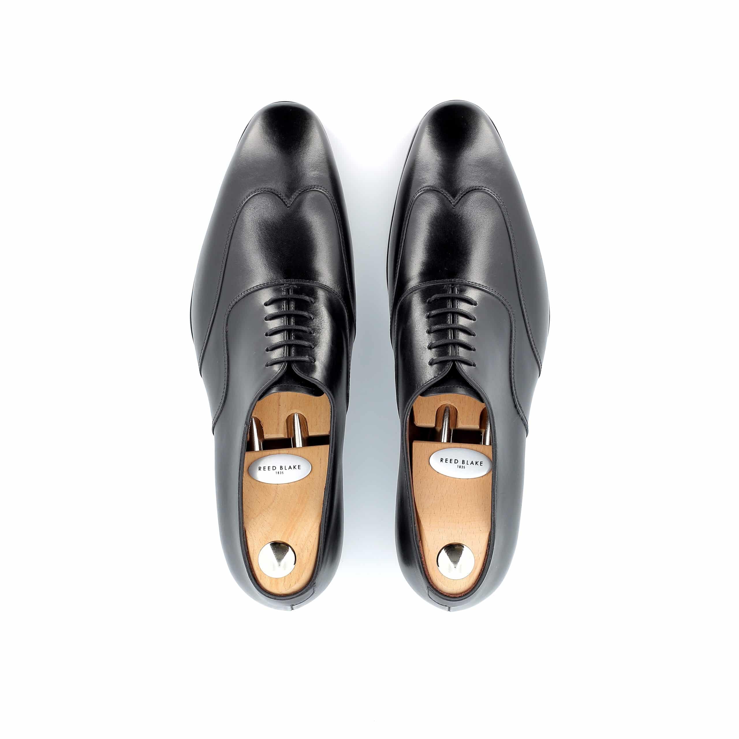 Chaussures Richelieu Arthur cuir noir semelles cuir