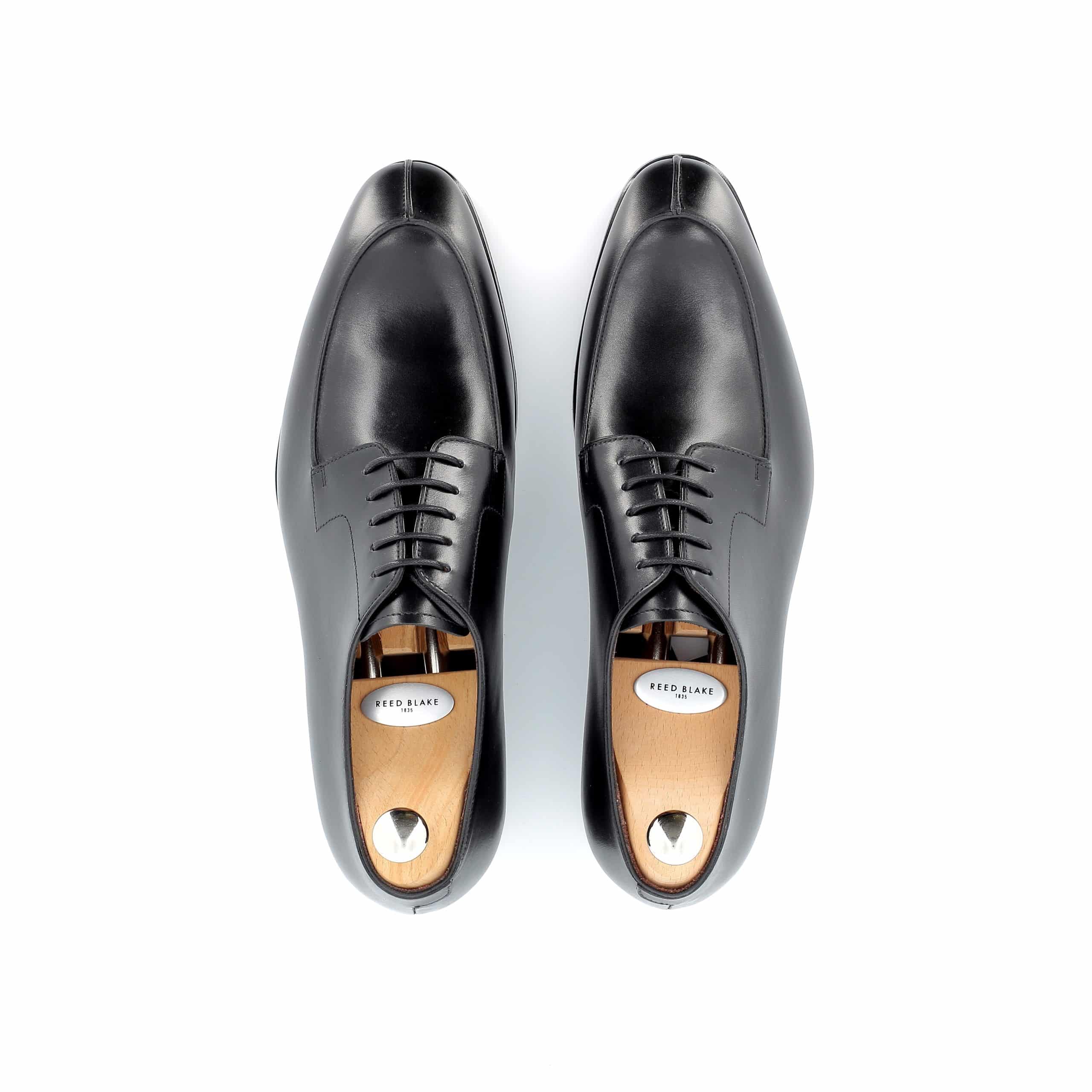 Derby Carter cuir noir semelles cuir