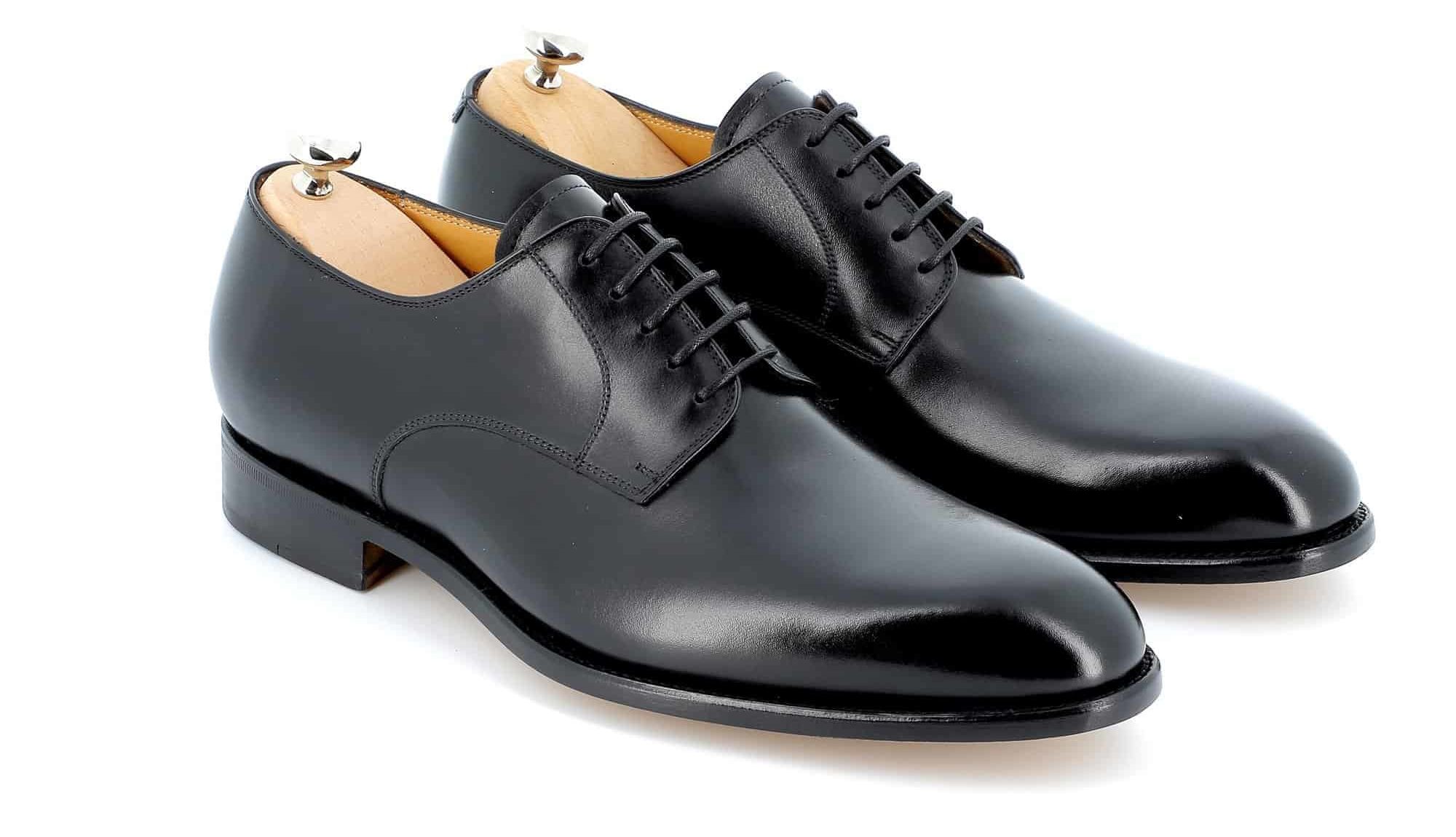 Chaussures Derby Chester cuir noir