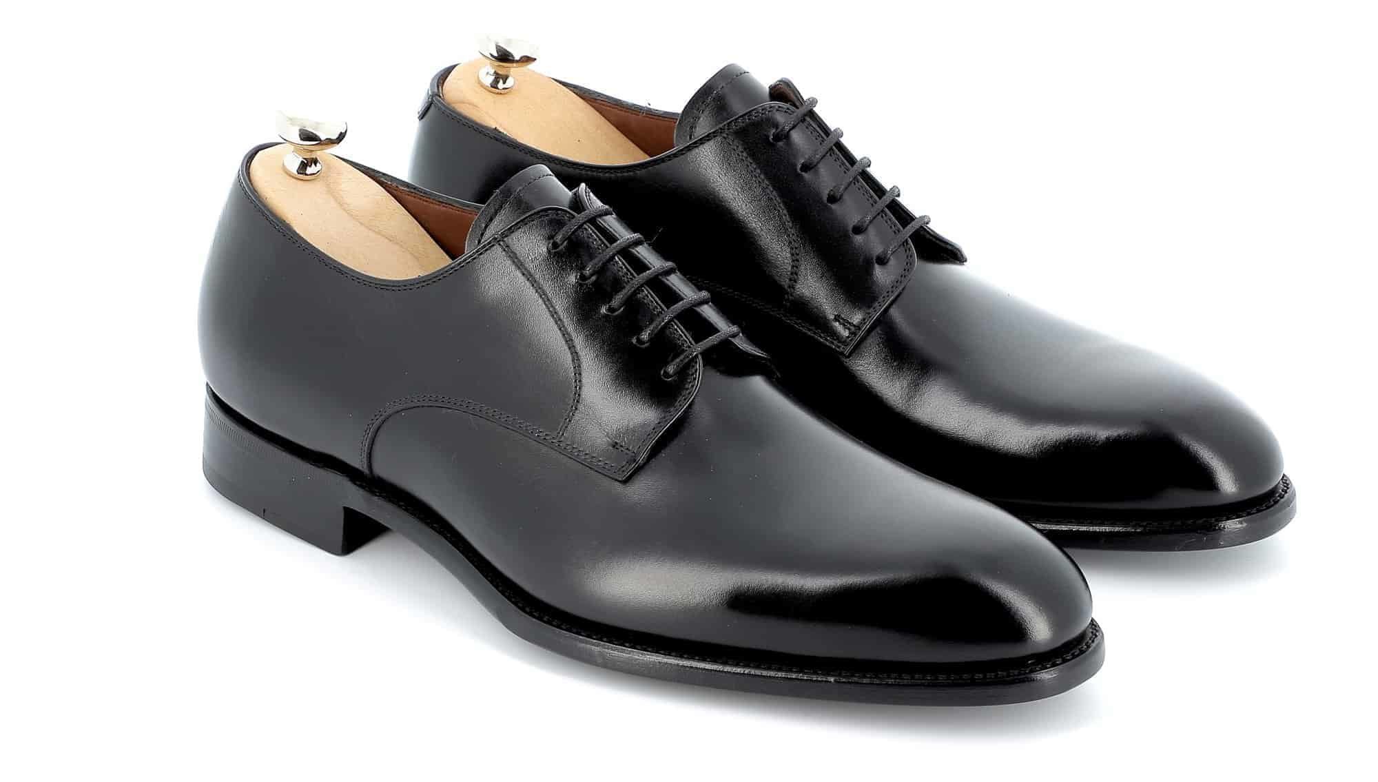 Chaussures Derby Chester cuir noir