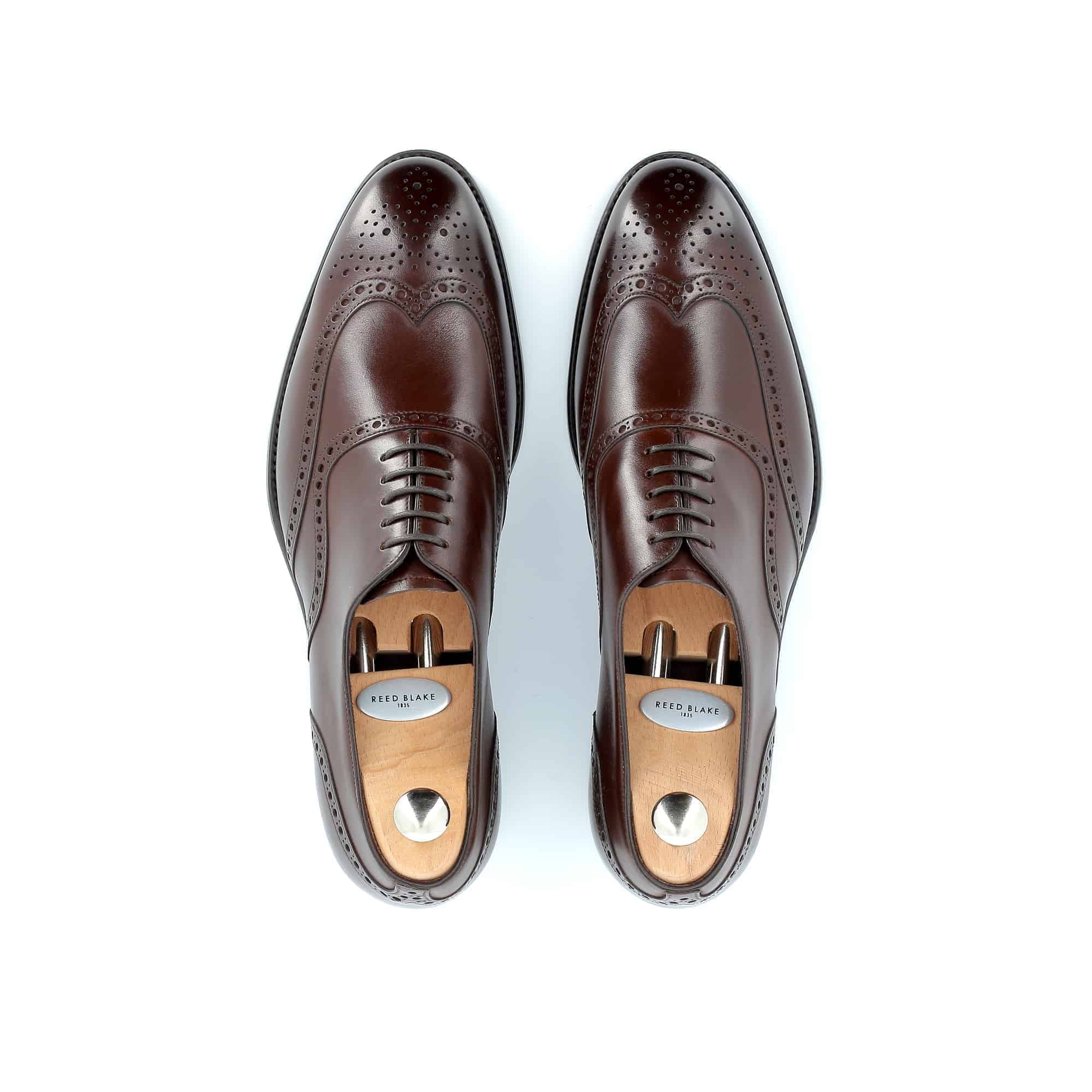 Derby Franklin cuir marron semelles cuir