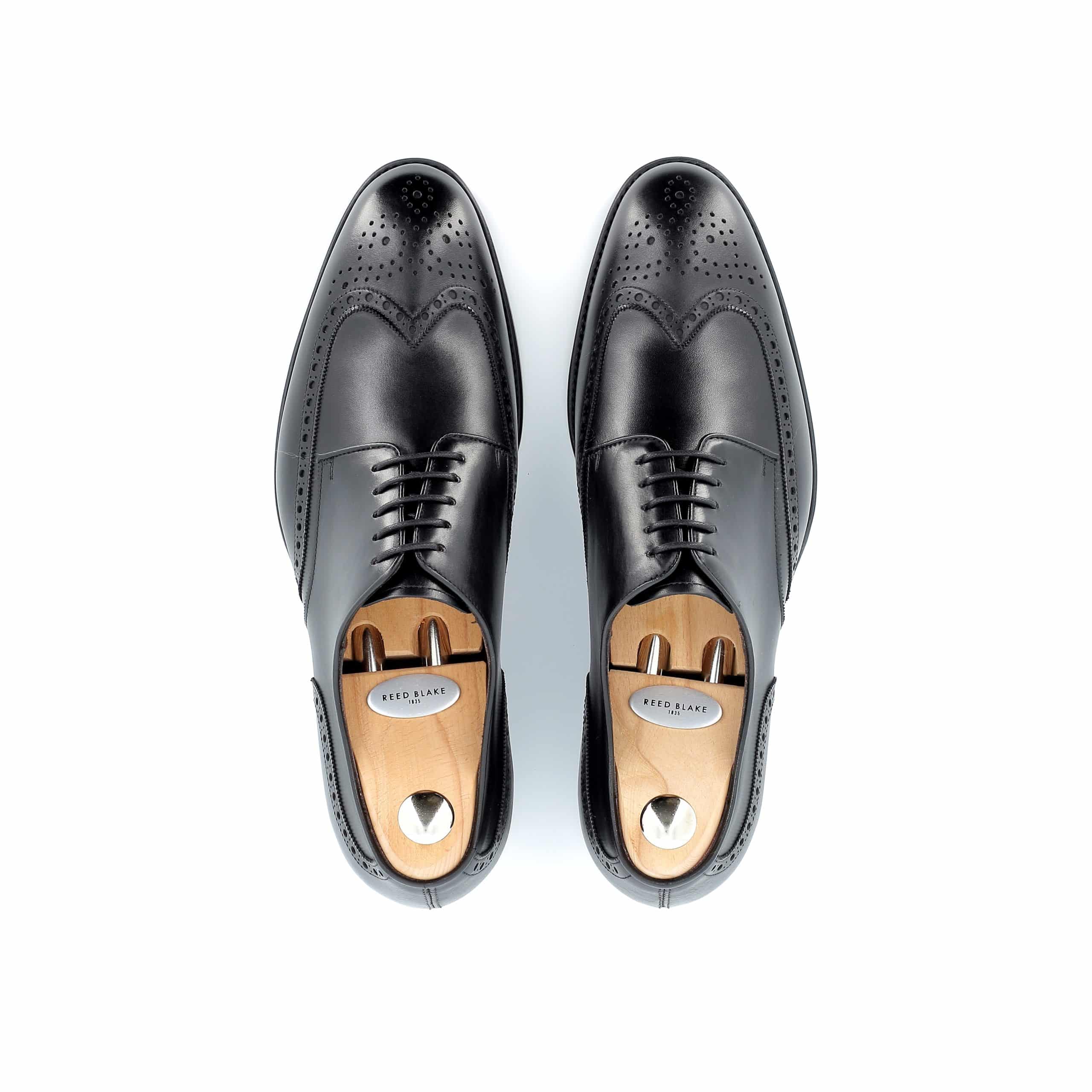 Derby Franklin cuir noir semelles cuir