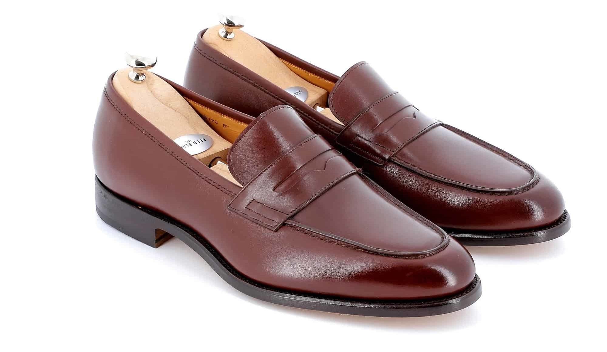 Mocassins George cuir marron semelle cuir