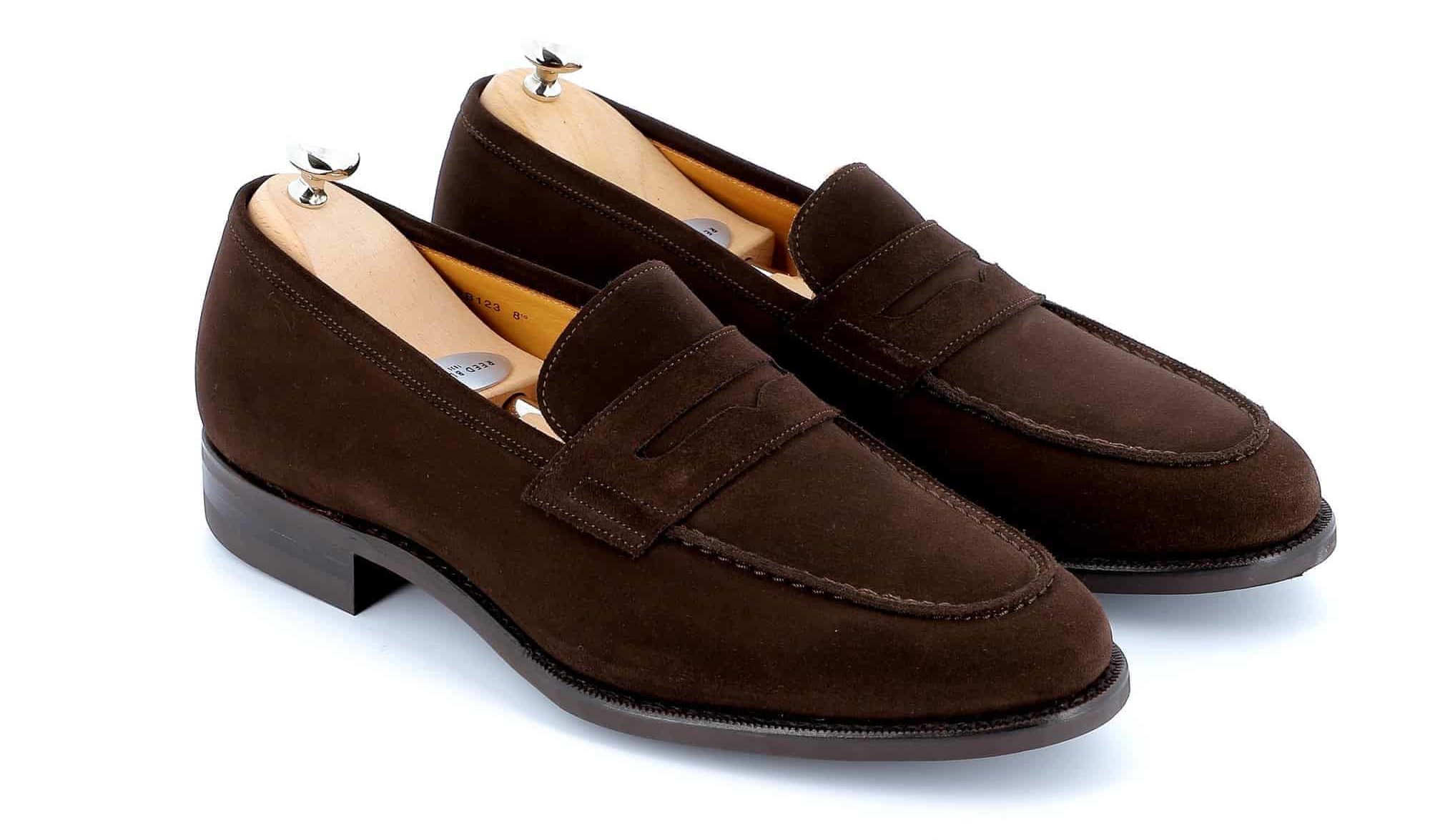 Mocassins George daim marron