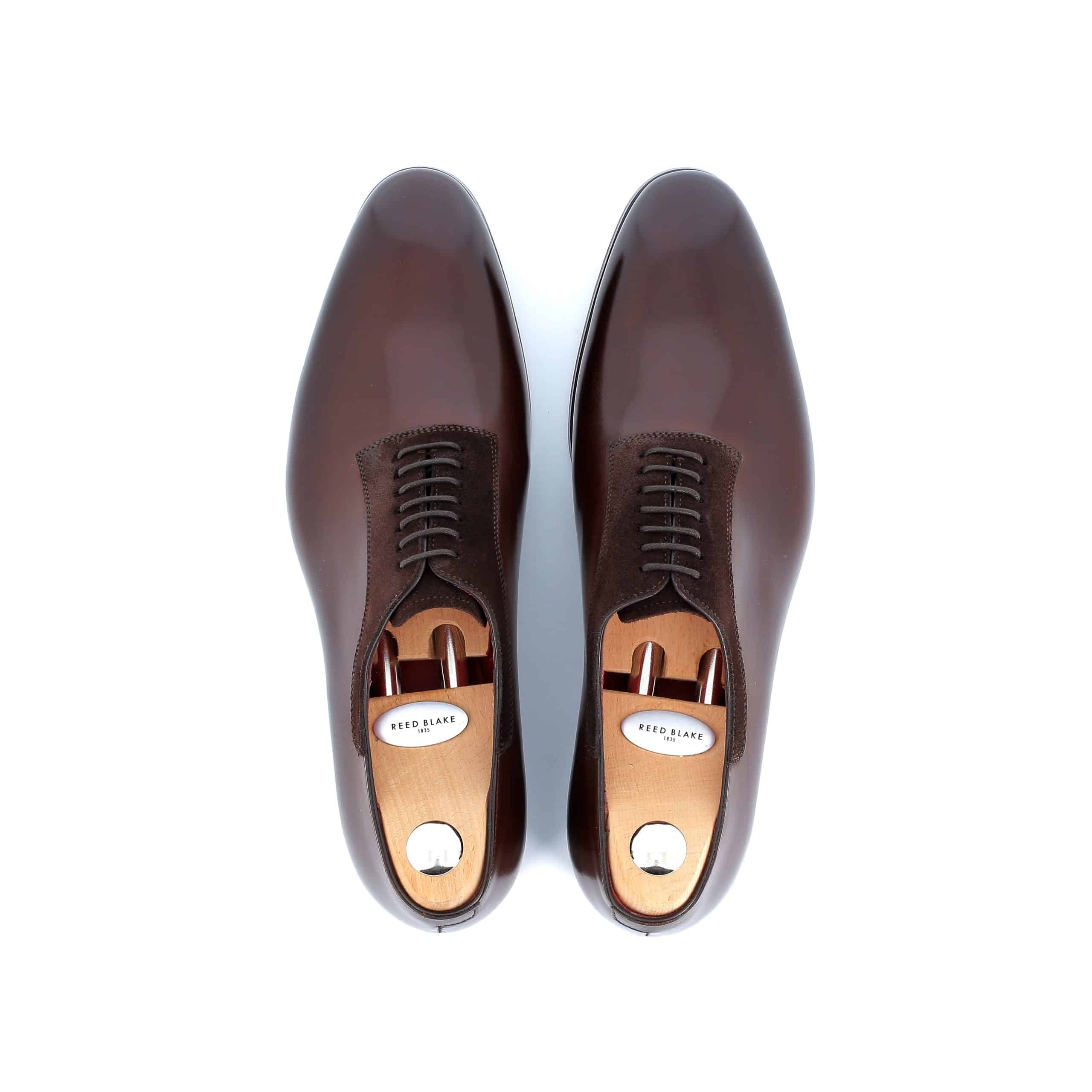 Richelieu Lester cuir et daim marron semelles cuir
