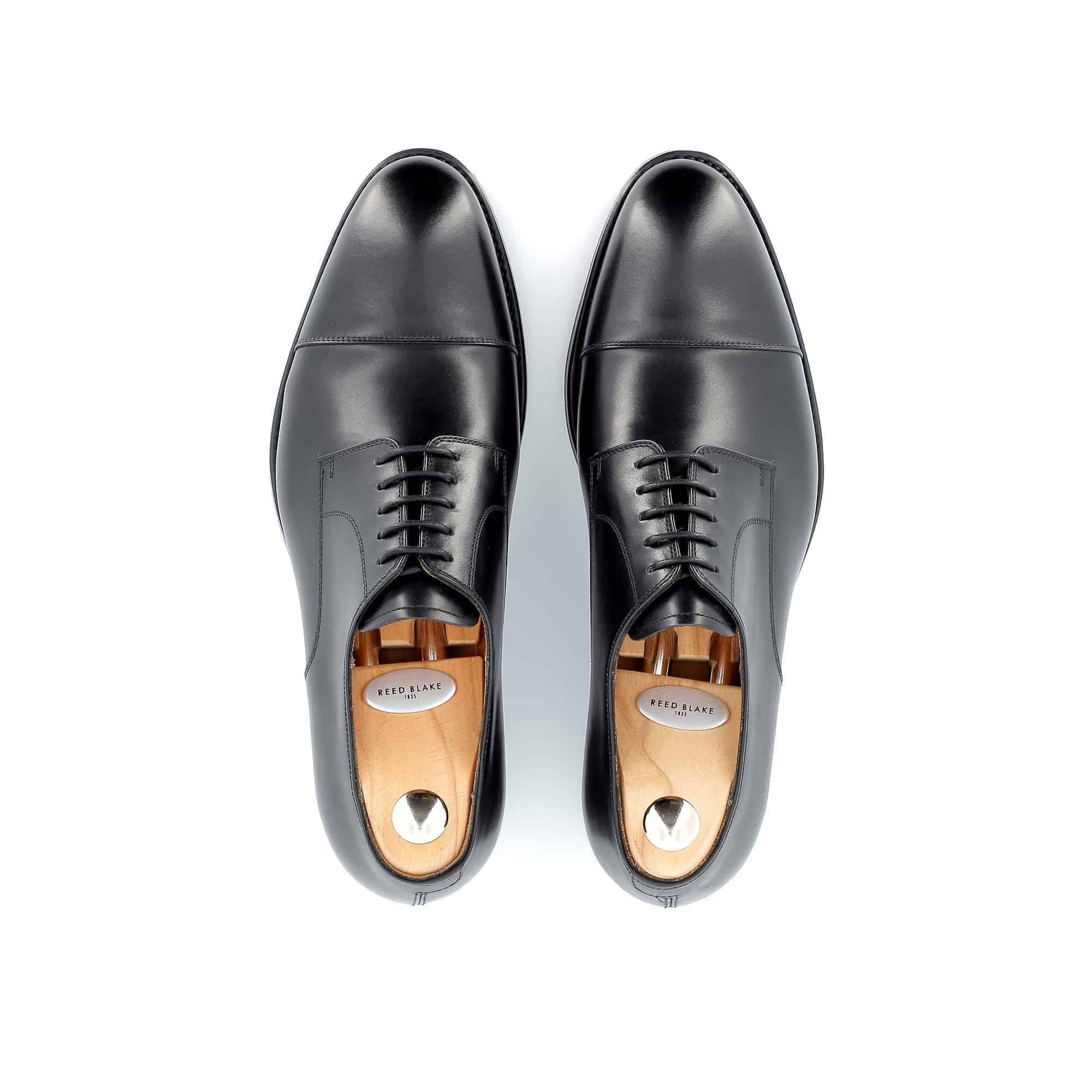 Derby Malcolm cuir noir semelles gomme