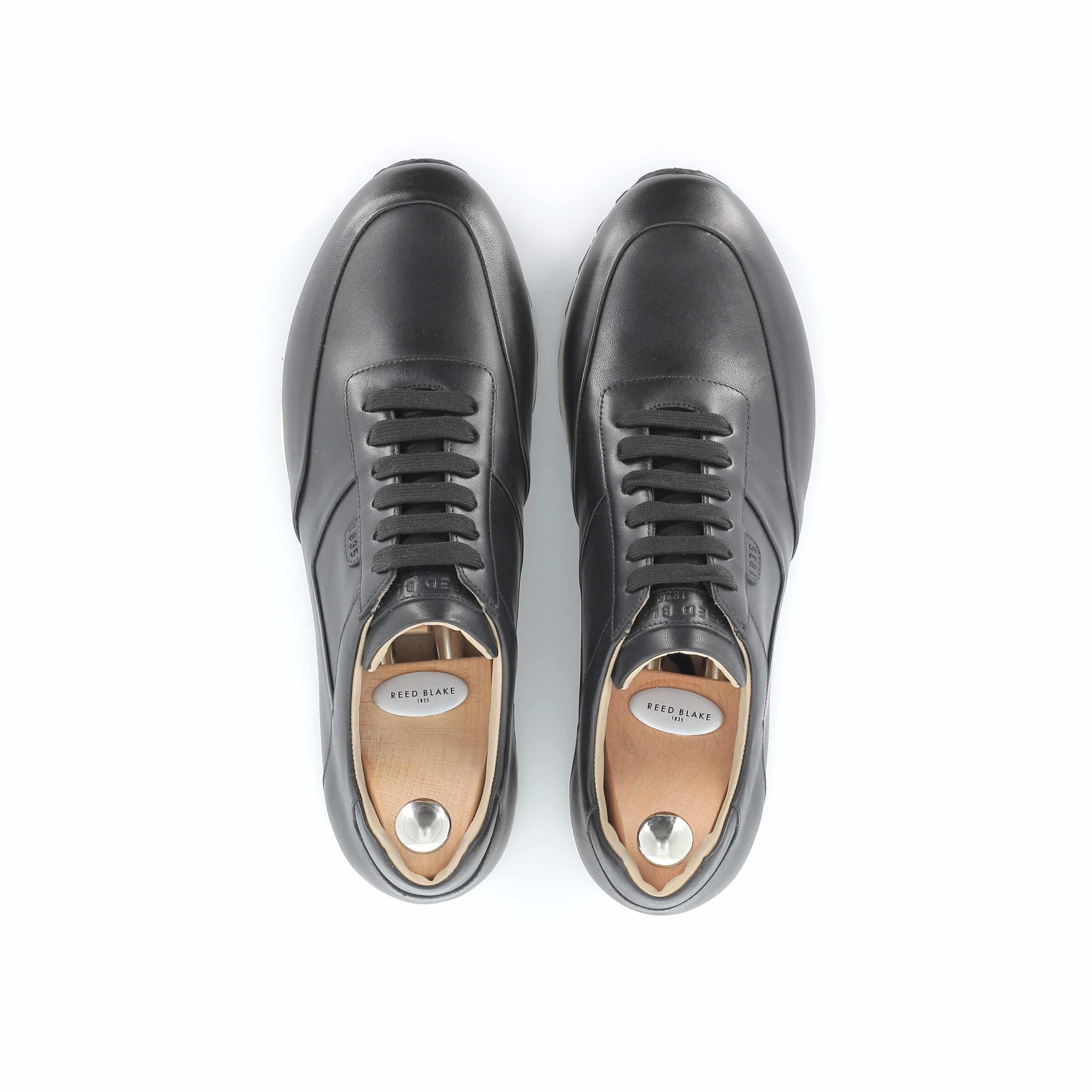 Baskets Marvin cuir noir