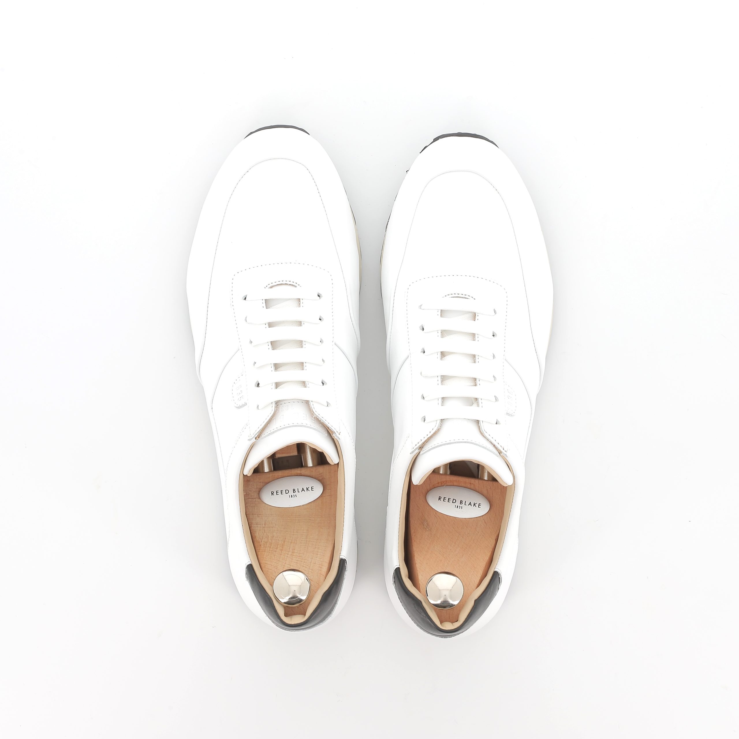 Baskets Marvin cuir blanc