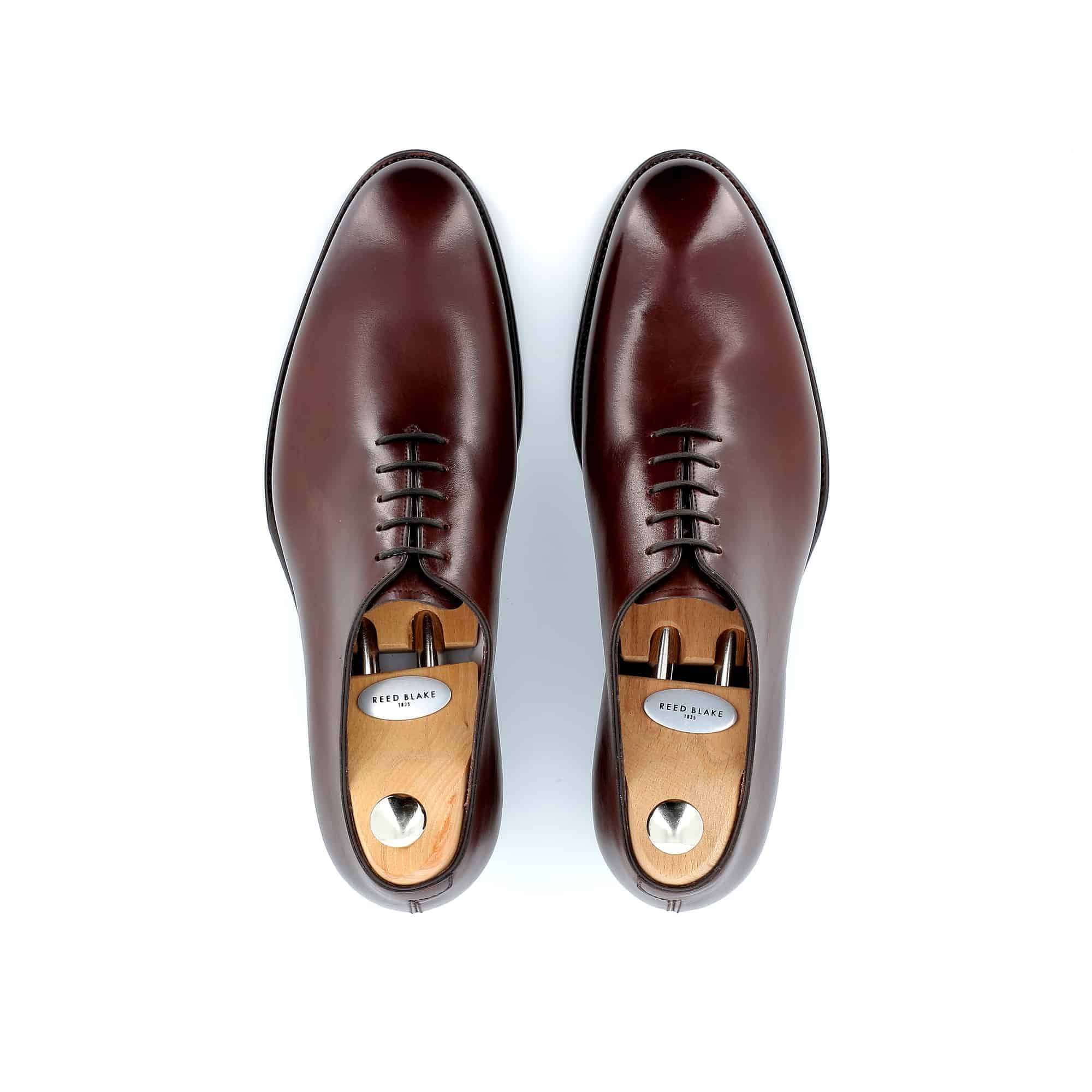 Richelieu Newton cuir marron semelles cuir