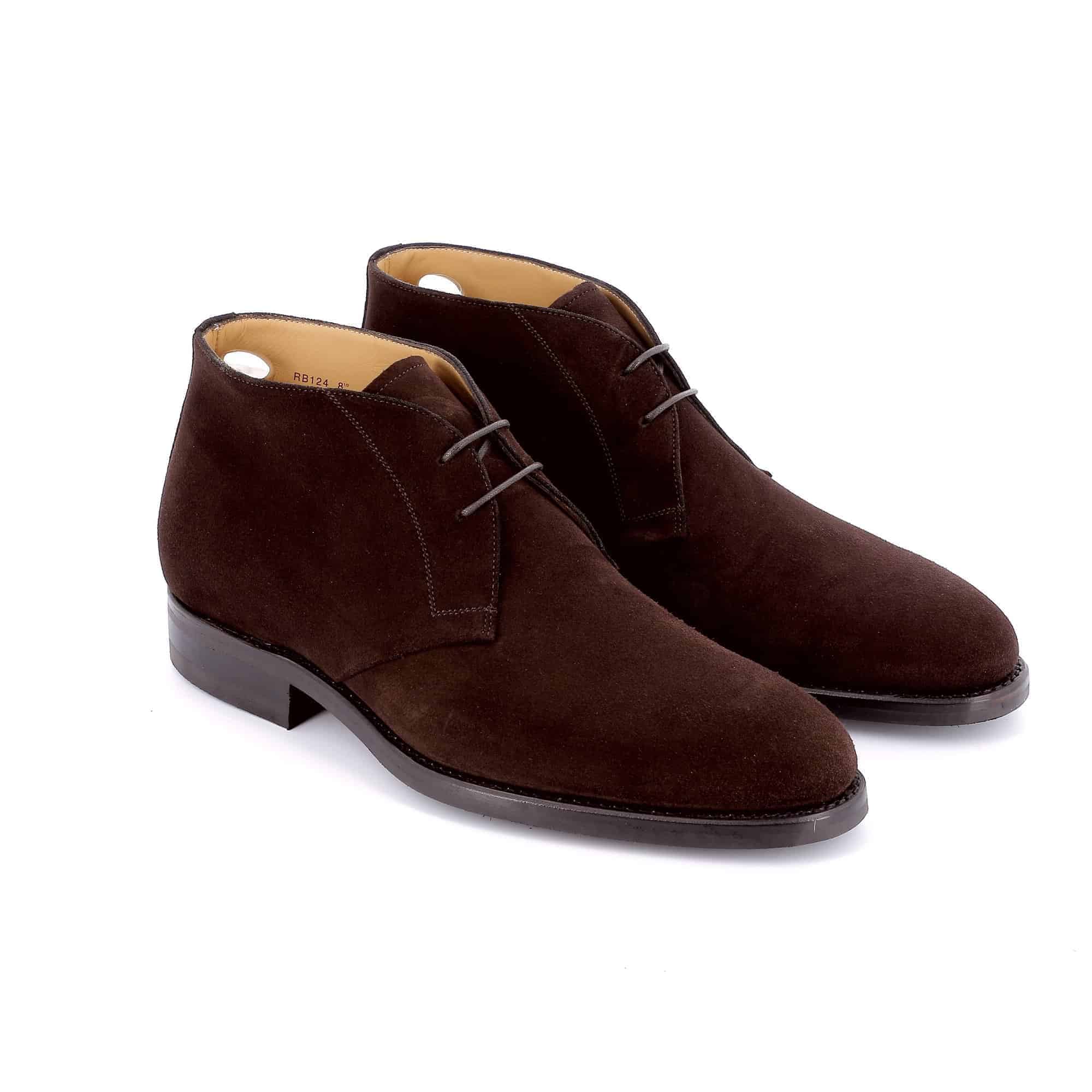 Chukka-Boots Richard Wildleder braun Einlagen Dainite