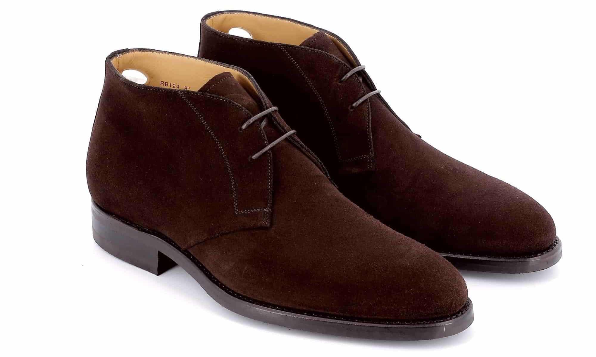 Chukka boots Richard daim marron semelles Dainite