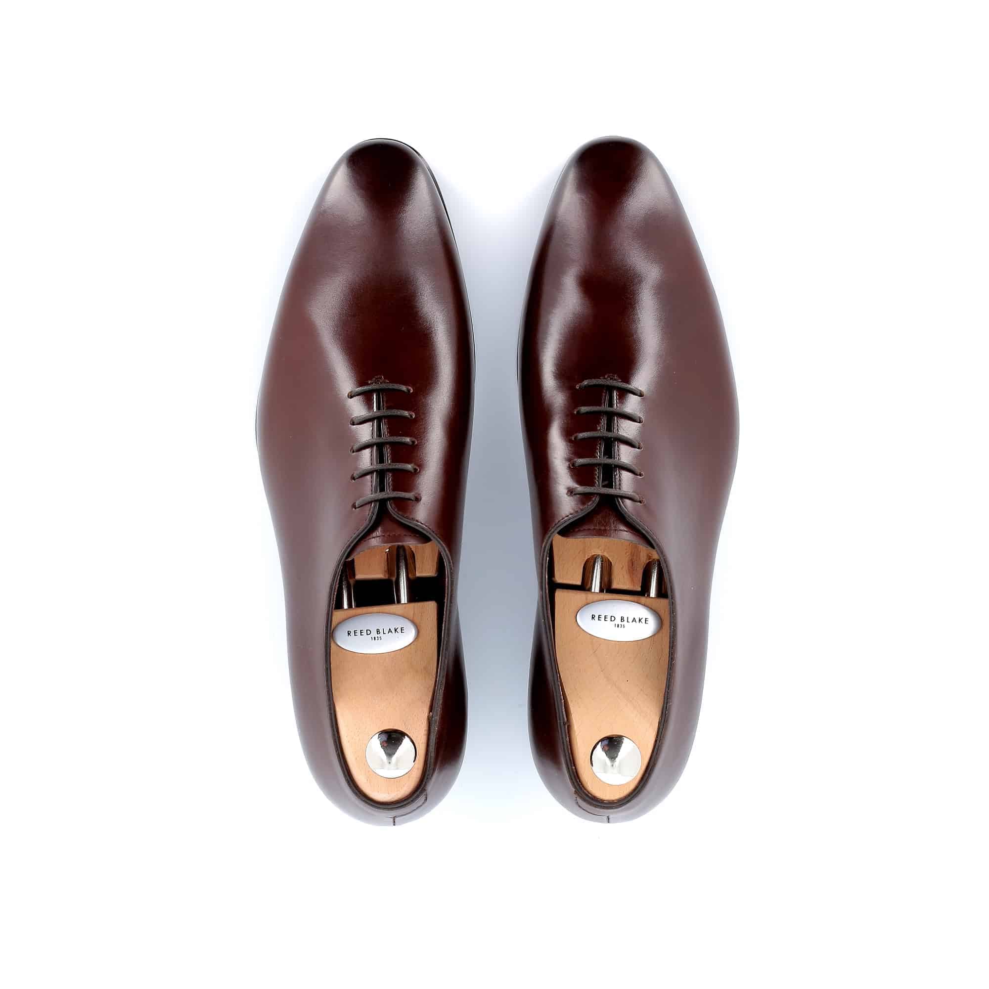 Richelieu William cuir marron semelles cuir