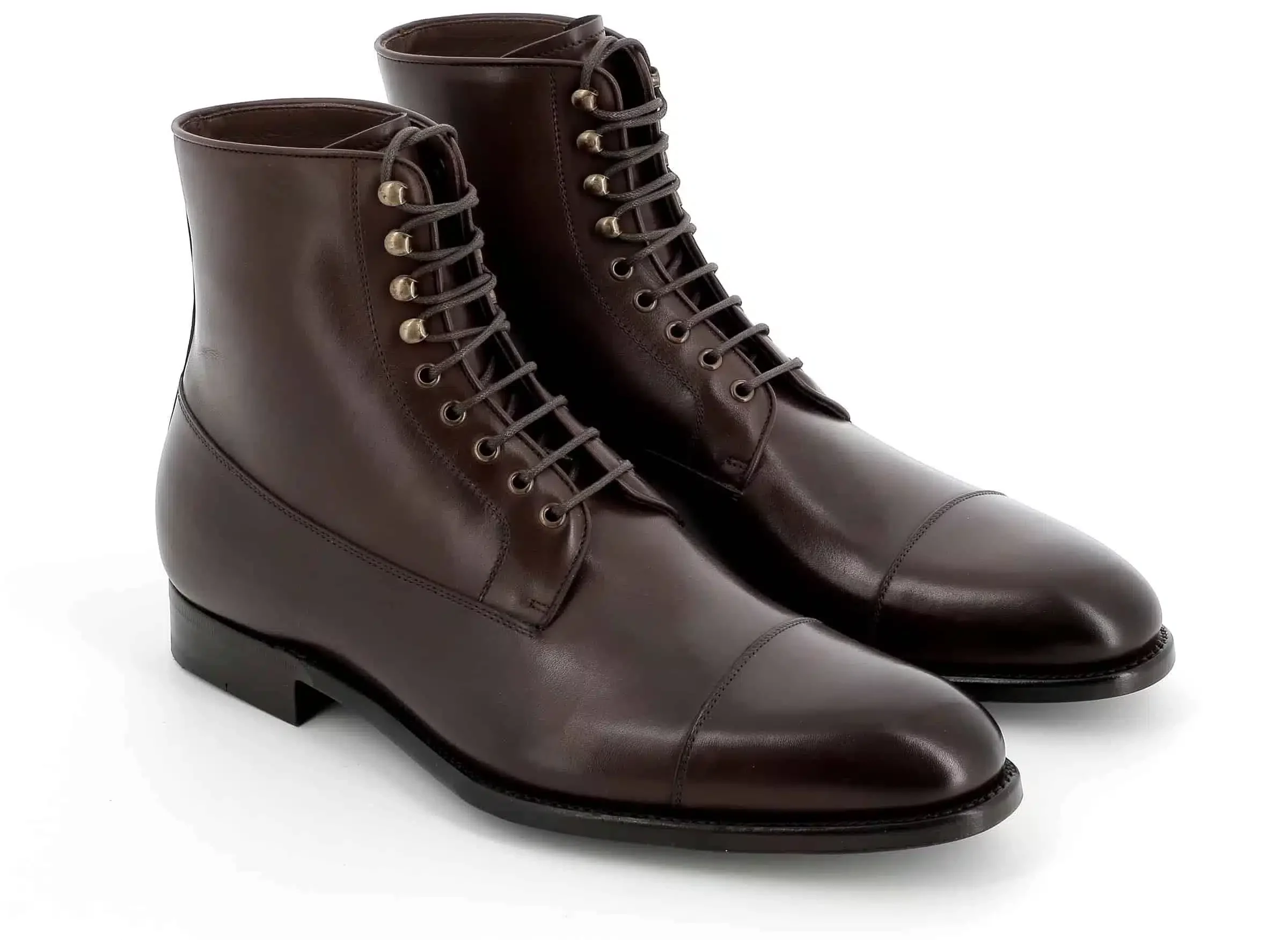 Bottines Jefferson Super Premium cuir marron semelles cuir